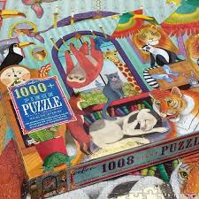 The only ones upside down are the sloths. Eeboo Wildlife Interiors 1000 Piece Puzzle Play Timeout For Big Kids