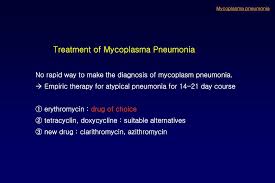 Atypical Pneumonia Treatment