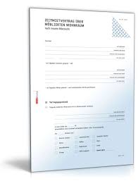 Vorlage zum einholen der erlaubnis als kostenloser download. Befristeter Mietvertrag Moblierte Wohnung Vorlage Zum Download