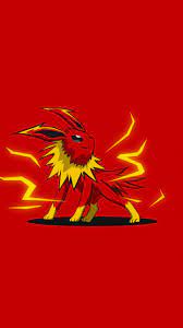 Jolteon Pokemon Anime Minimal Art Wallpaper Art Wallpaper Pokemon Art Anime