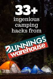 33 Ingenious Camping Hacks From Bunnings You Can Find So Many Fun Useful Or Outright Ingenious Hacks To Ma Cheap Camping Gear Camping Supplies Camping Gear