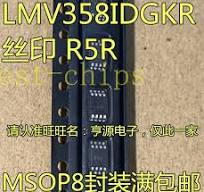 10pcs New LMV358IDGKR SMD silk screen R5B, R5Q, R5R MSOP8 TI Taiwan #K1995