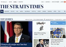 新加坡《海峡时报》_网站网址_蜗牛看世界