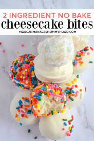 2 Ingredient Cake Batter Cheesecake Bites Recipe Cheesecake Bites 2 Ingredient Cakes Cake Batter Cheesecake