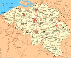 Aus performance gründen werden eventuell nicht alle pois auf der karte angezeigt. Karten Von Belgien Mit Strassenkarte Von Brussel