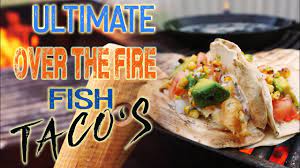 Grilled the fish, toasted corn tortillas, jack cheese, cabbage, avocado, onions and a nice sauce i came up with. Over The Fire Cooking Ultimate Fish Tacos Covid Cookup Beer Battered Goodness Youtube