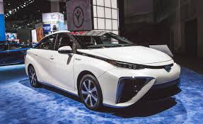 Toyota motor corporation (toyota) today launched the completely redesigned mirai fuel cell electric vehicle (fcev). 2016 Toyota Mirai Fuel Cell Sedan Photos And Info 8211 News 8211 Car And Driver