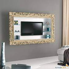 Porta Tv A Parete Tiago Framed Tv Diy Tv Stand Tv Stand