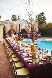 Amazon's choice for purple wedding decorations. Swahili Culture Inspired Fall Wedding In Nashville Saida And Kenny Munaluchi Bride Purple Wedding Theme Purple Wedding Reception Purple And Gold Wedding