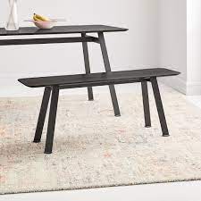 Giantex dining room bench, wood kitchen table bench with upholstered, entryway bench, bedroom bench for end of bed, 47.5 x 15.5 x 19.5 inches ottoman bench, indoor bench rubber bench seat (1) 4.7 out of 5 stars. Rye Dining Bench Black