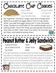 Sequence Of Events Recipe Book Recipe Book Sequence Of Events Procedural Text