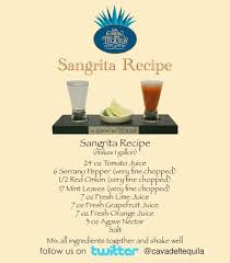 La Cava Del Tequila On Twitter Sangrita Recipe Disney Drinks Tequila Recipe