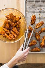 Place half of wings in batter and stir to coat. Korean Fried Chicken Wings From America S Test Kitchen Cleveland Com
