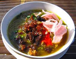 The Hirshon Indonesian Spiced Beef Soup From Sumatra Soto Padang Recipe In 2021 Spiced Beef Beef Soup Beef