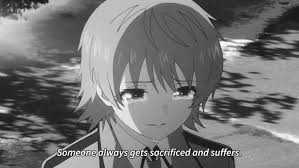Sadness lowers down your moods of the day, and you feel down, weak and even i always, always wondered; Images Of Depressed Saddest Anime Quotes