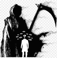 Maybe you would like to learn more about one of these? Rim Reaper As Bryan Mills Anime Black And White Suicide Png Image With Transparent Background Toppng