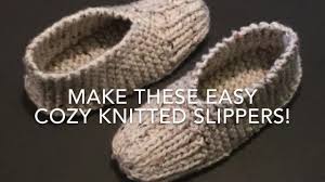 Looking for free socks knit patterns? Knitted Slippers Easy For Beginners Youtube