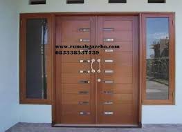 Model Pintu Minimalis 2 Pintu Dengan Gambar Rumah Minimalis Minimalis Pintu Kayu