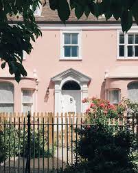 However, now many men are always embracing the pink color in their formal and daily wear. The Next Big Exterior Paint Color Might Just Be Pink Pink House Exterior House Paint Exterior Brick House Exterior Colors