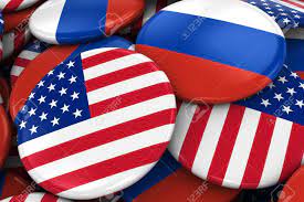 Diskutiere über die themen des tages. Abzeichen Flagge Von Amerika Und Russland In Pile Konzept Bild Fur Die Usa Und Russischen Beziehungen Lizenzfreie Fotos Bilder Und Stock Fotografie Image 57113827