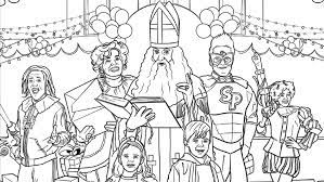 Kleurplaten De Club Van Sinterklaas