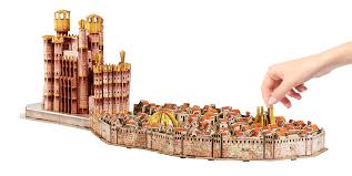 3d Game Of Thrones Kings Landing 260 Pieces 4d Cityscape Inc Puzzle Warehouse King S Landing Game Of Thrones King Game Of Thrones