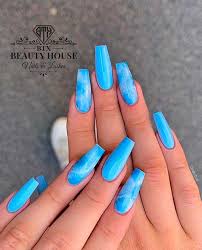 15 Adorable Blue Nails To Try In Summer 2021 Stylishbelles