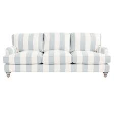 34 best blue sofa images on pinterest | blue sofas, blue living intended for blue and white striped sofas view photo 4 of 20. Eton Linen Sky Blanc Striped Turned Sofa