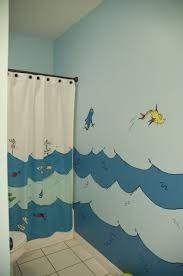 Dr Seuss Inspired Bathroom Kids Shower Curtain Home Daycare Rooms Bathroom Kids