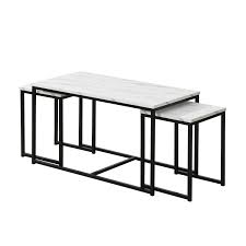 Shop with afterpay on eligible items. Nesting Marble Coffee Table Set