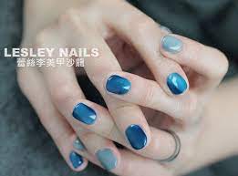 crafty nails 貓眼膠是工作室紅牌 塗佈單色色澤就好美 藍 x 灰的跳色 日本高質感貓眼膠 nailparfait 貓眼膠 極光膠 nail nails nailart naildesign g manicure and pedicure nails manicure