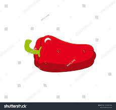 Vector Image Red Sweet Bell Pepper Stock Vector (Royalty Free) 2133043521 |  Shutterstock