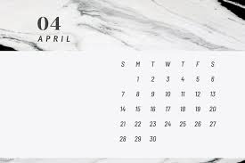 Black And White Calendar 2020 Download Premium Vector Of Black And White April Calendar 2020 Vector Calendar 2020 September Calendar Calendar