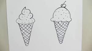 Visit dltk's ice cream crafts and printables. How To Draw An Ice Cream Cone Youtube