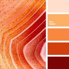 This is the only color in the entire range that does not have cold tones, and this makes it even more attractive in combination. Color Palette 1696 Red Colour Palette Orange Color Schemes Orange Color Palettes