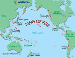 Ring Of Fire The Ring Of Fire Is An Area Where A Large Number Of Earthquakes And Volcanic Eruptions Occur In Th Earth And Space Science Volcano Earth Science