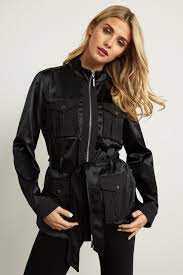 Joseph Ribkoff Belted Utility Jacket Style 211947 Black In 2021 Utility Jacket Style Jackets Utility Jacket