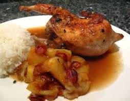 Recette Cailles Farcies Aux Pommes Raisins Et Noisettes Recette Recette Caille Farcie Caille Farcie Caille Recette