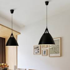 Ywxlight Led Nordic Modern Simple Hanging Lamp Creative Iron Art Pendant Light With E27 Bulb Perfect For Kitchen Dining Room Bedroom Gray Cold White Alexnld Com