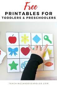 Free Printables For All Year Long Free Preschool Printables Montessori Toddler Activities Preschool Learning Activities