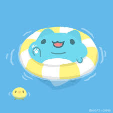 instagram 上的貓貓蟲咖波 泡在水裡真涼快 咖波近期出沒地點及活動小公告 fandora shop 誠品站前快閃店