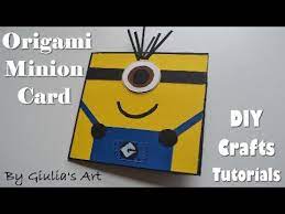 Minion made with cricut cartridges.simply charmed, everyday paper dolls, create a critter and birthday cakes.took me a while to how to create minion gift bags. Despicable Me Minion Card Craftbits Com