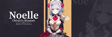 Noelle Twitter Header Genshin Impact Official Community