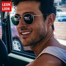 Leonlion 2019 Metal Round Vintage Sunglasses Women Mirror Classic Retro Street Beat Glasses Men Glasse Sunglasses Vintage Round Sunglasses Vintage Mens Glasses