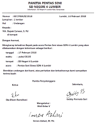 Berikut adalah contoh surat undangan resmi yang bisa kamu jadikan contoh Contoh Surat Undangan Resmi Untuk Kegiatan Melestarikan Budaya Indonesia