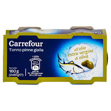 Tonno olio extravergine di oliva. Carrefour Tonno Pinne Gialle All Olio Extra Vergine Di Oliva 2 X 80 G Carrefour