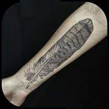 Feathery tattoo on inner forearm. 75 Best Peacock Feather Tattoo Designs Meanings 2019
