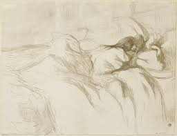 Henri De Toulouse Lautrec 1864 1901 Woman Reclining Waking Up From Elles 1896 Lithograph Printed I Henri De Toulouse Lautrec Toulouse Lautrec Toulouse