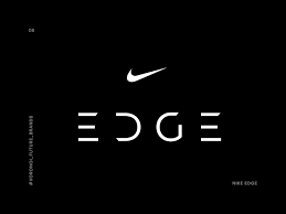 08 Nike Edge Text Logo Design Edge Logo Future Logo