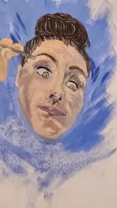 My first time painting, what does everyone think bout the blue eyes?